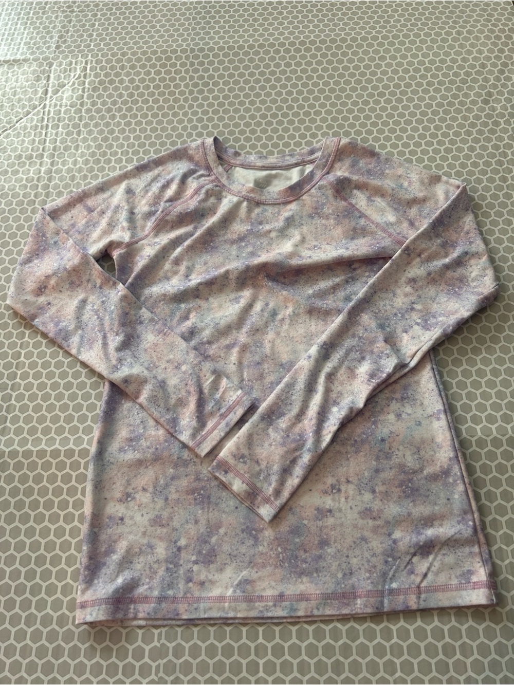 all in motion Girls Lavender Speckle Active Pajama Set. Size XL (14) - Picture 2 of 7